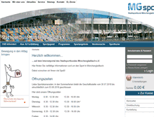 Tablet Screenshot of mg-sport.de